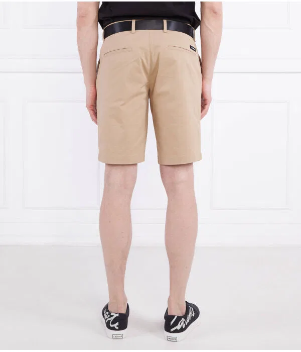 Мужские шорты чинос с ремнем Modern Twill Calvin Klein, бежевый — фото 4