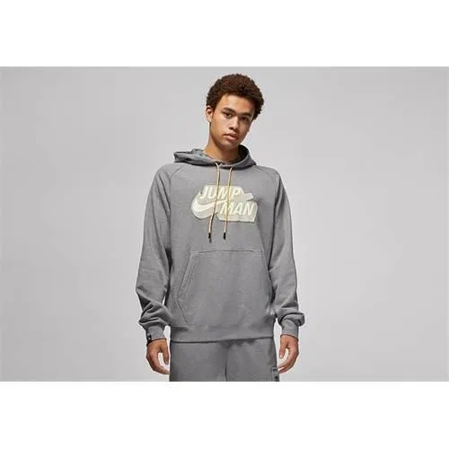 Мужской худи с принтом Air Jordan Jumpman Fleece Nike, Grau