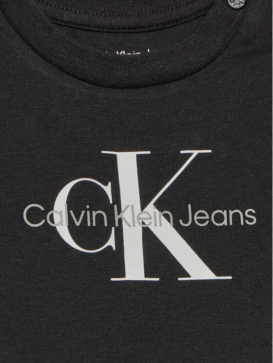 Футболка regular fit Monogram Calvin Klein Jeans, черный — фото 3