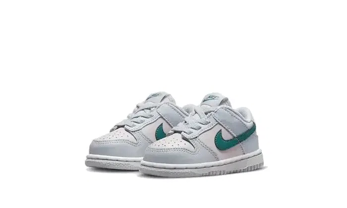 Детские кроссовки с мягкой подошвой Dunk Low Baby Nike, Mineral Teal Pearl Pink — фото 2
