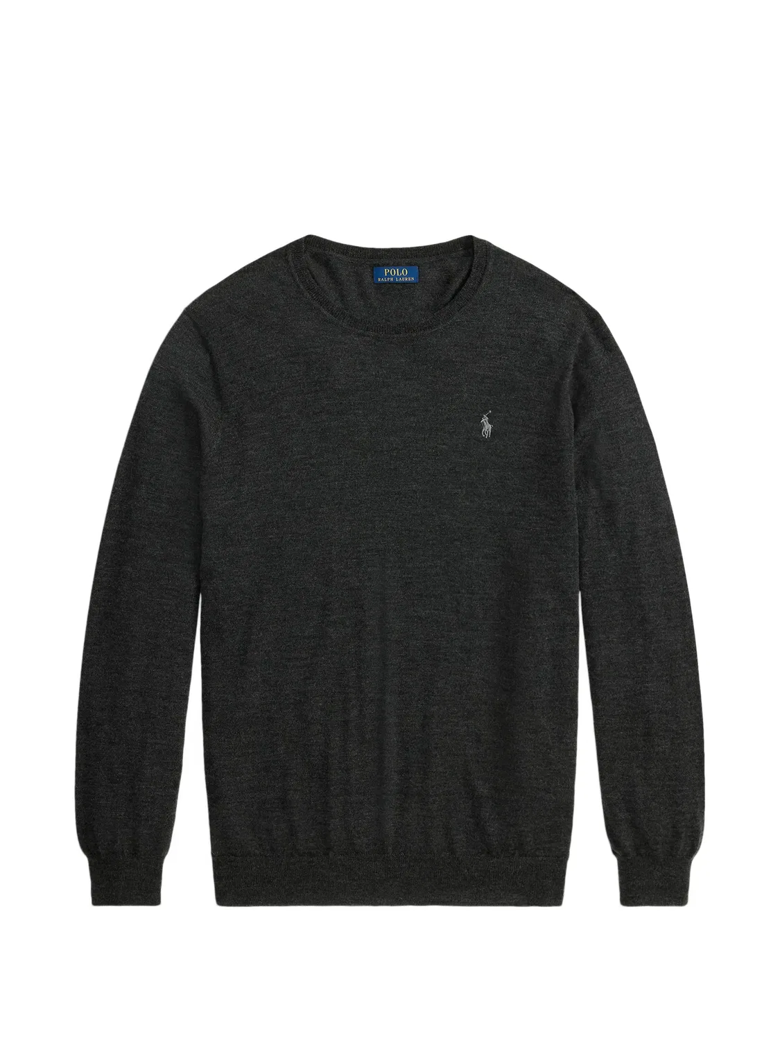Шерстяной джемпер Pony Polo Ralph Lauren, серый