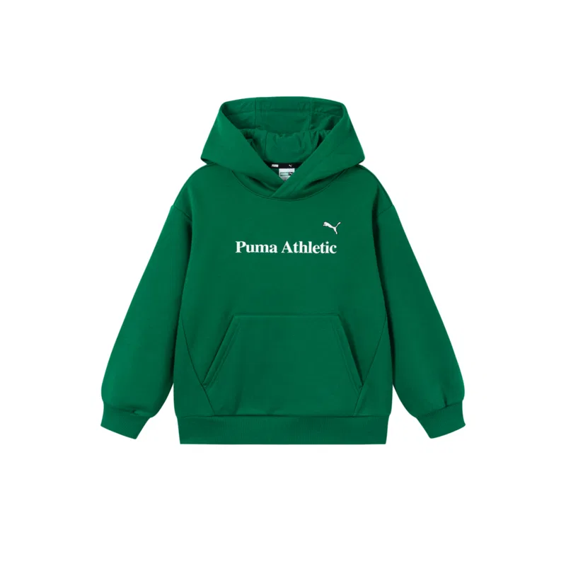 Детский худи с капюшоном PUMA, Yellow Green 41101