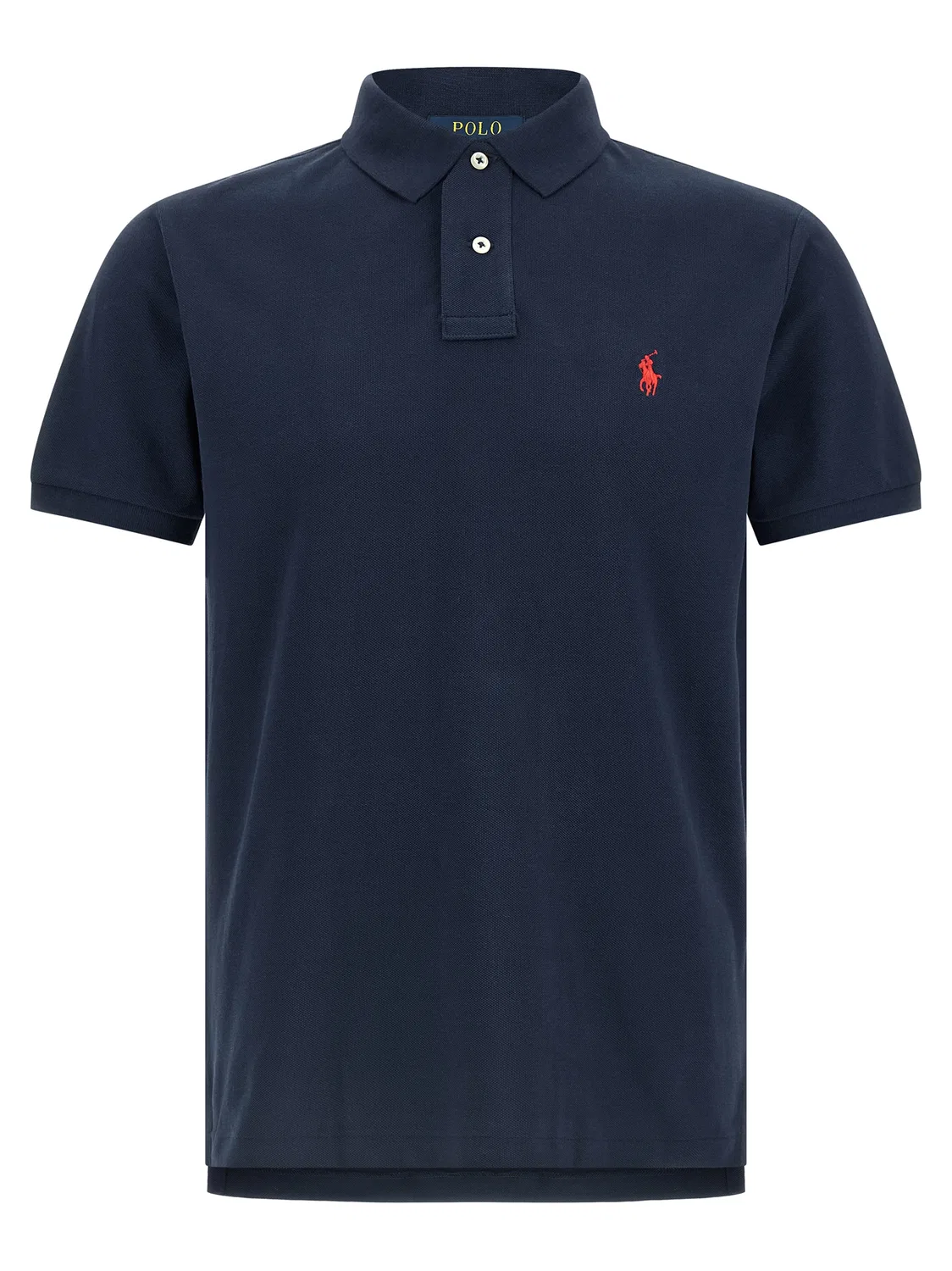 Мужское поло с вышитым логотипом, синий, Polo Ralph Lauren, Blue