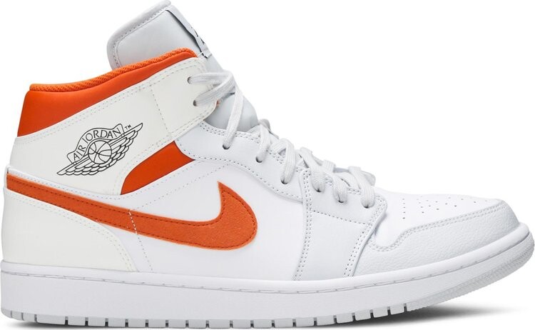 

Кроссовки Air Jordan 1 Mid Starfish, белый, Белый;оранжевый, Кроссовки Air Jordan 1 Mid Starfish, белый