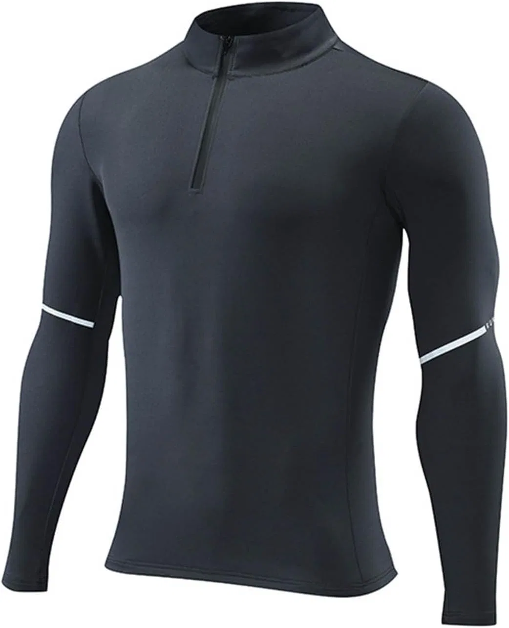 Мужская компрессионная футболка с длинным рукавом Dry-Fit Active, Dark Gray