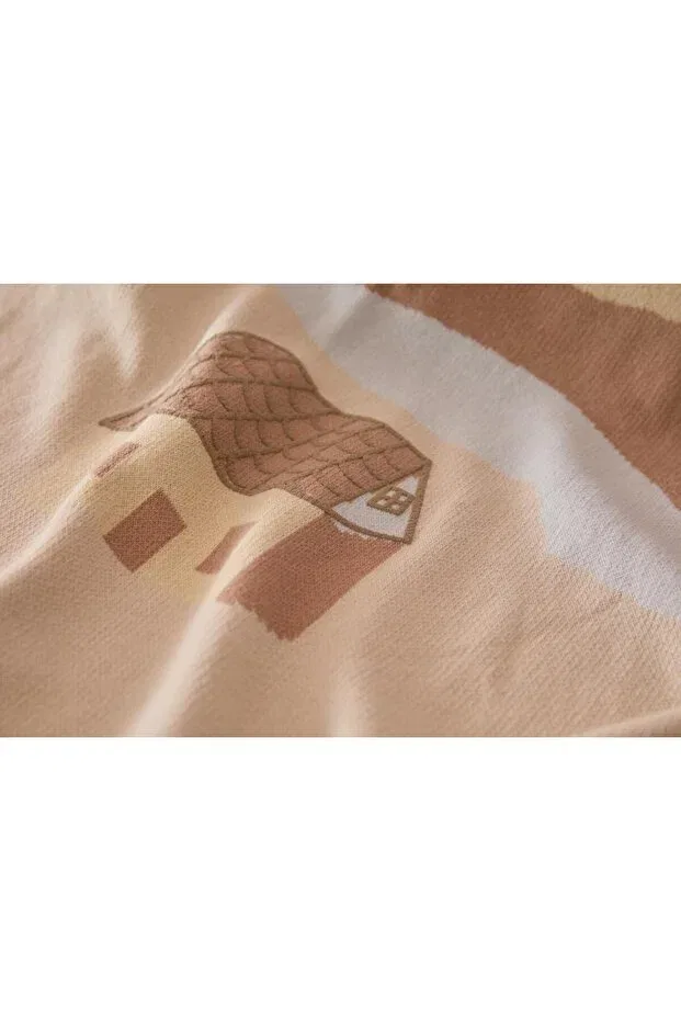Детский комплект одежды для новорожденных с однотонным принтом Patique, Beige — фото 2