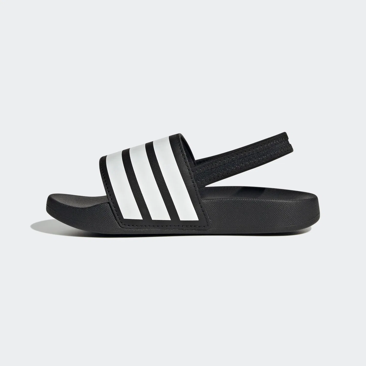 Детские шлепанцы с одним ремешком Adidas Sportswear, Core Black / Cloud White / Core Black — фото 2