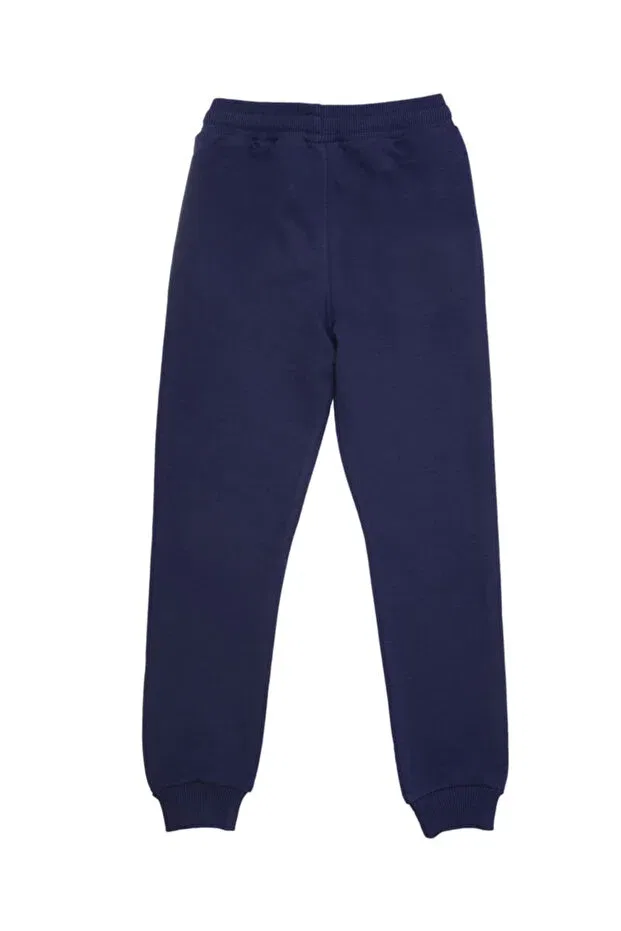Детские спортивные штаны для мальчиков с принтом Benetton, Navy Blue — фото 2