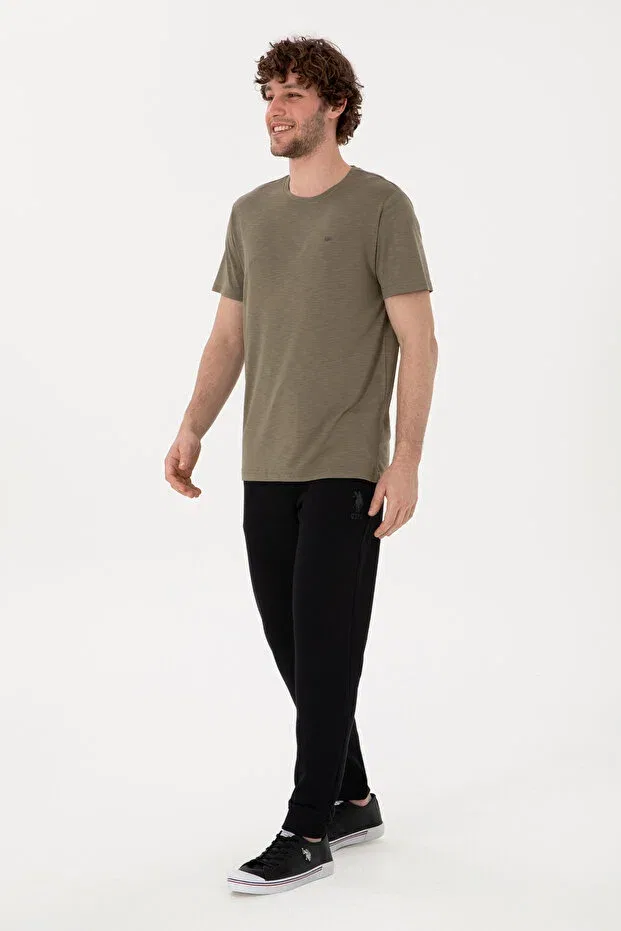 Мужские спортивные штаны с эластичным поясом U.S. Polo Assn., Black — фото 3