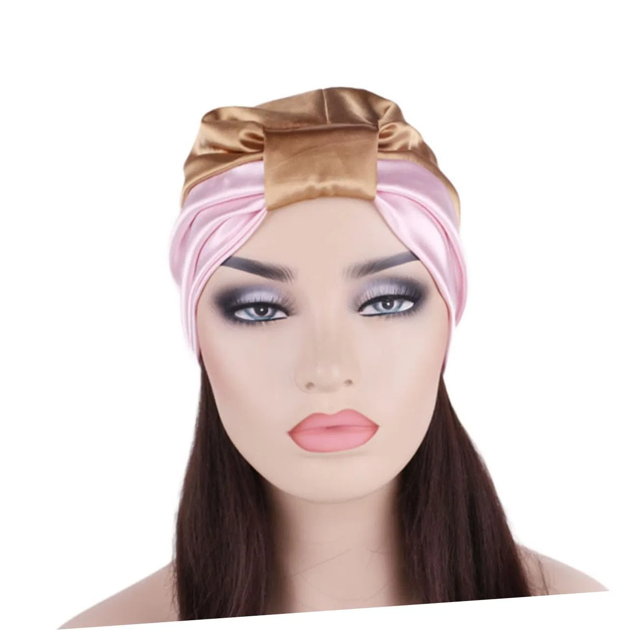 Шапочка для душа DECOMELODY, Khaki и Pink — фото 3
