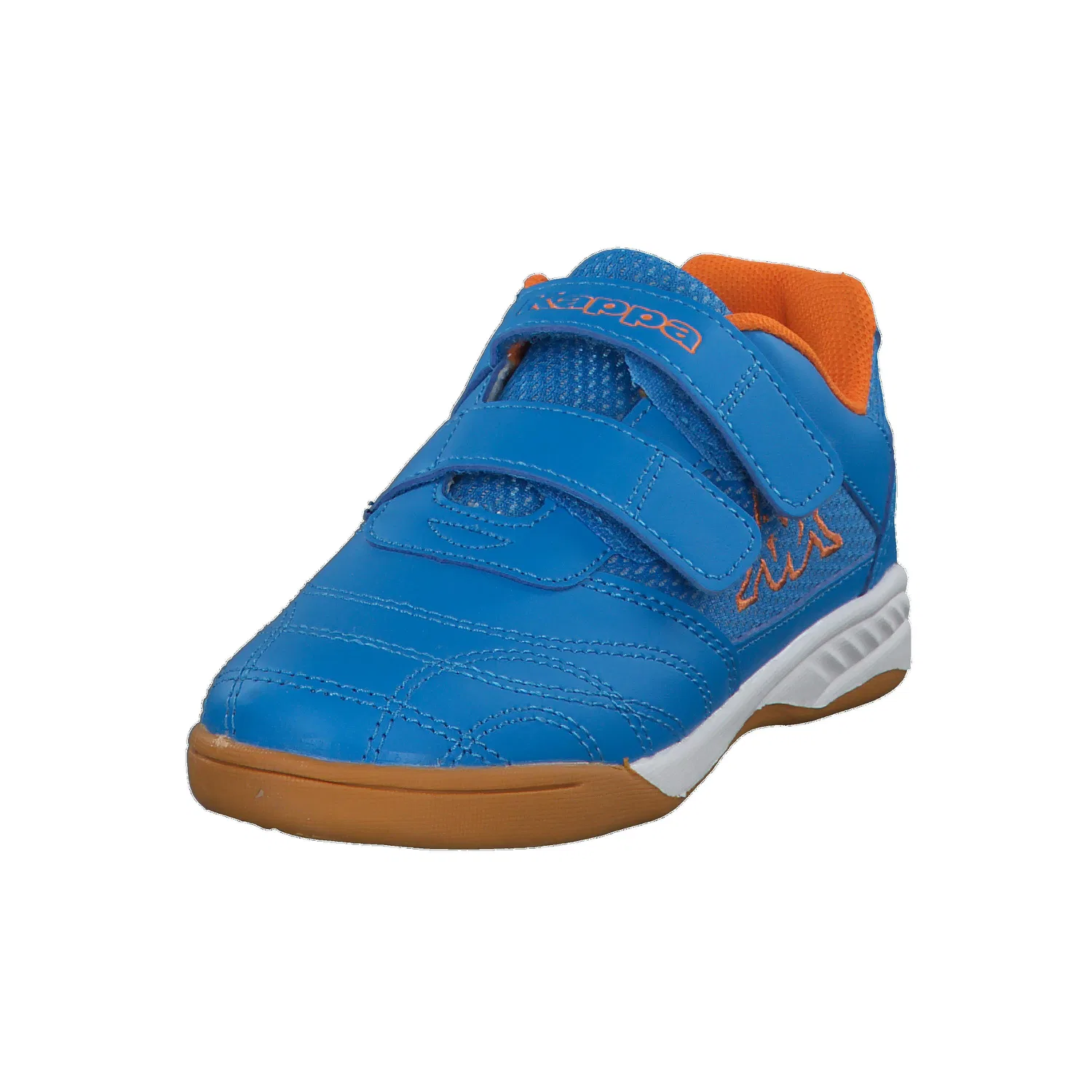 Детские кроссовки для зала Kickoff Kids Kappa, Konigsblau Orange — фото 4