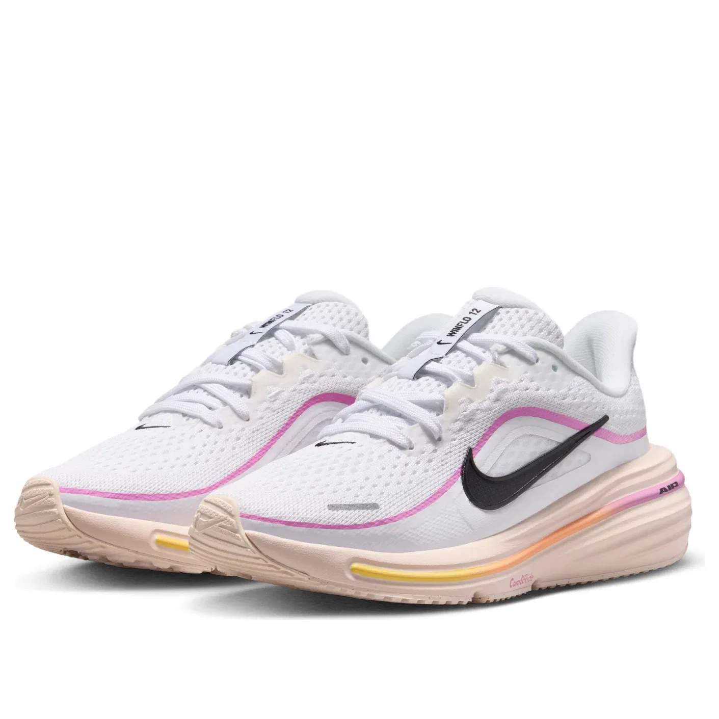 Детские кроссовки с шнуровкой Winflo 12 Nike, белый — фото 2