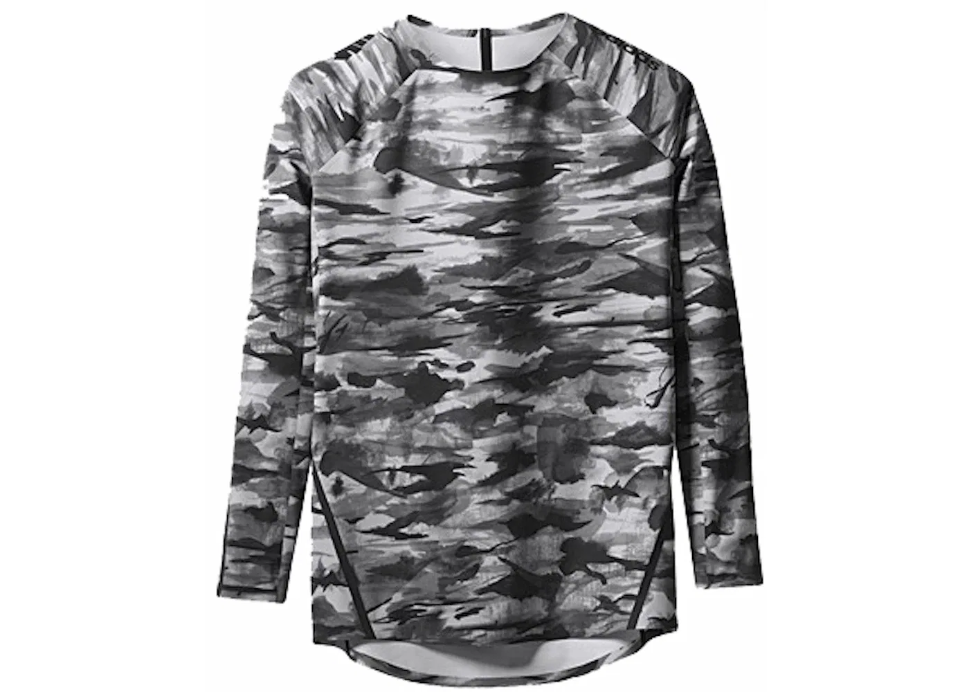 Мужская футболка с длинным рукавом Adidas x Undefeated Alphaskin 360 1/1 Long Sleeve Tee, Black/White/Grey