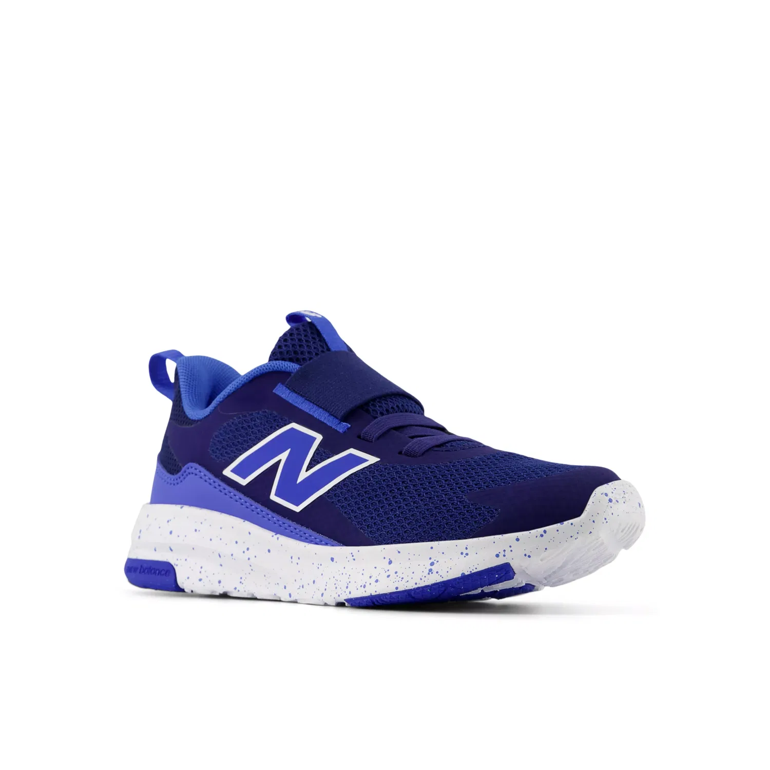 Детские кроссовки без шнуровки с сетчатым верхом 468 Slip On New Balance, Blue Oyster With Bluebird And White — фото 2