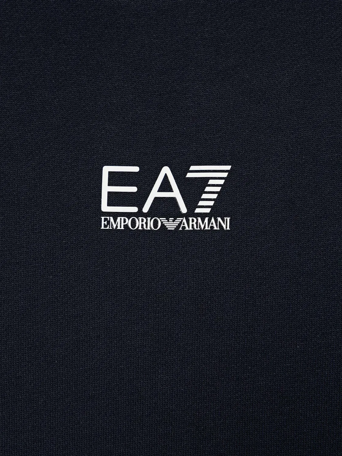 Толстовка с логотипом синяя Emporio Armani, синий — фото 2