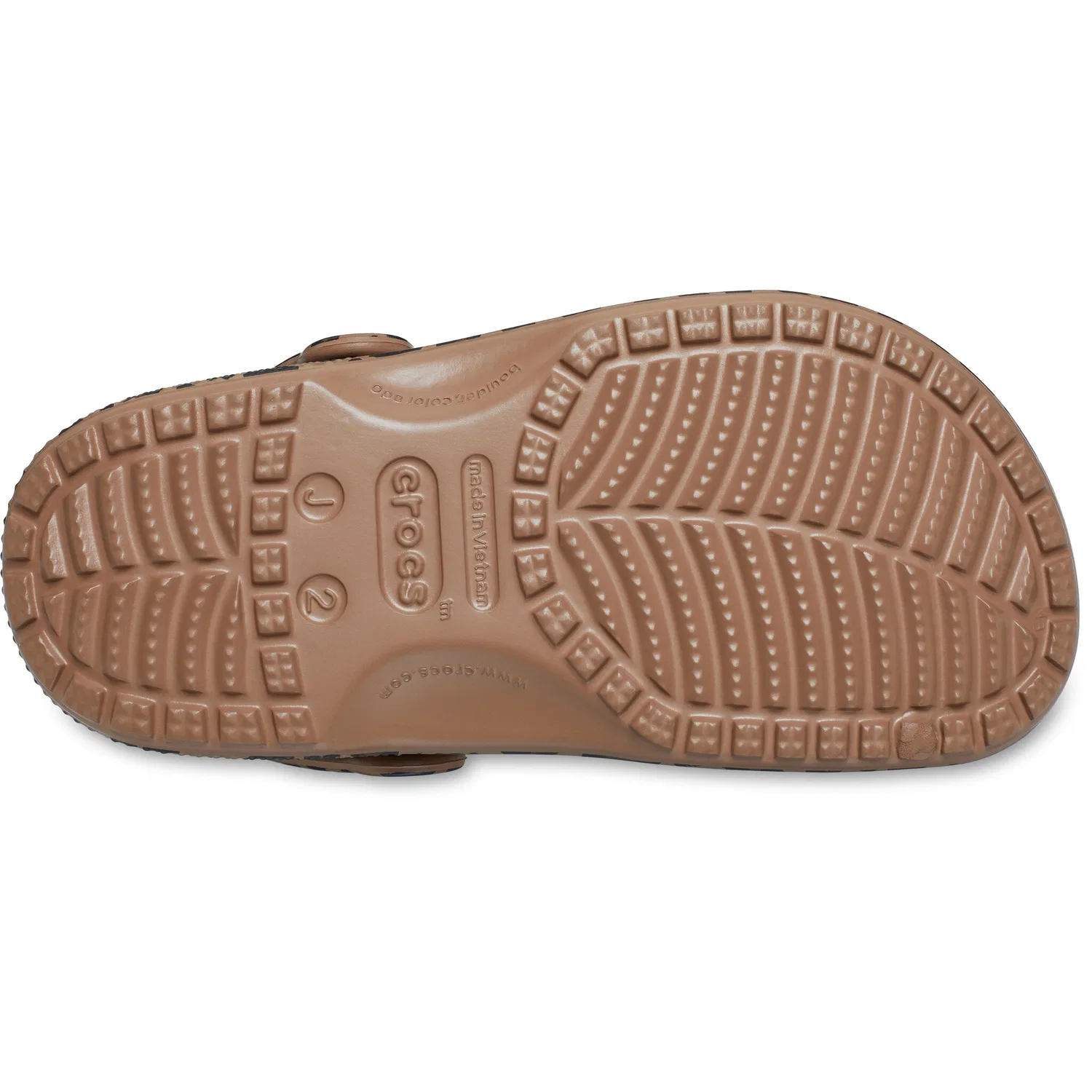 Детские сабо-клоги с леопардовым принтом Crocs, Brown Leopard — фото 3