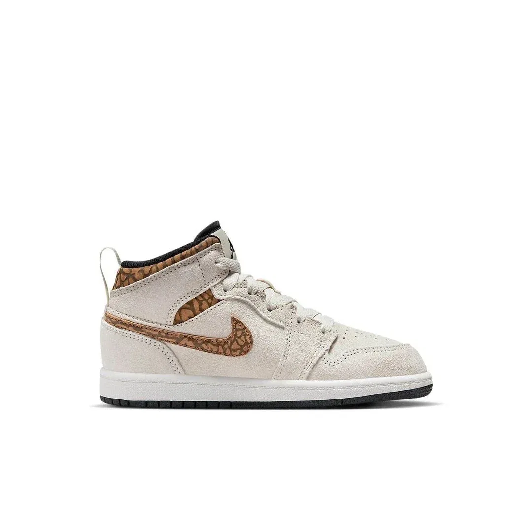 Детские кроссовки Nike Air Jordan Mid SE DZ5370-102 Orewood, бежевый — фото 2