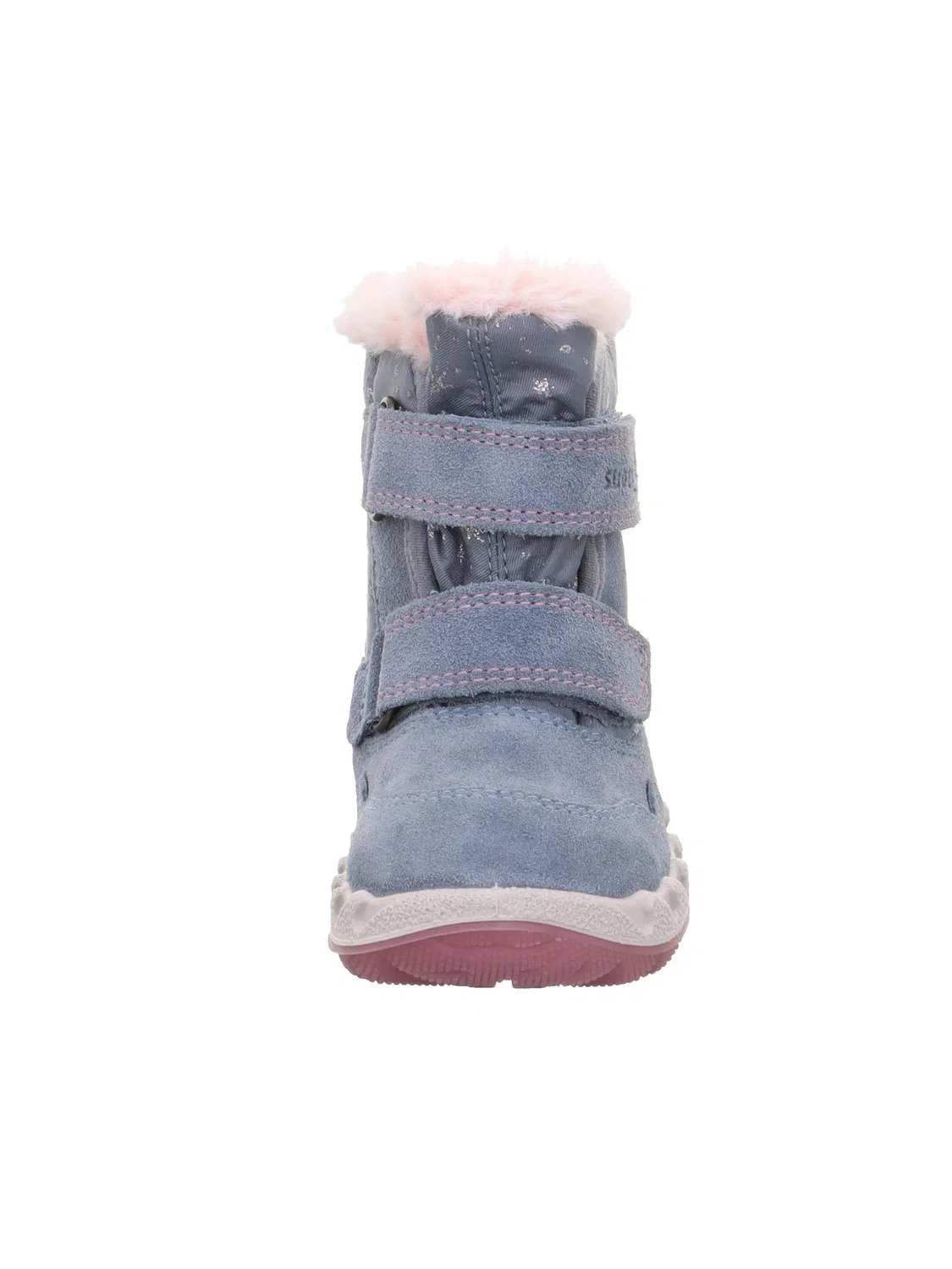 Детские сапоги для девочек с принтом Icebird Gore-tex Warm Padding Superfit, Blue Pink 8010 — фото 2