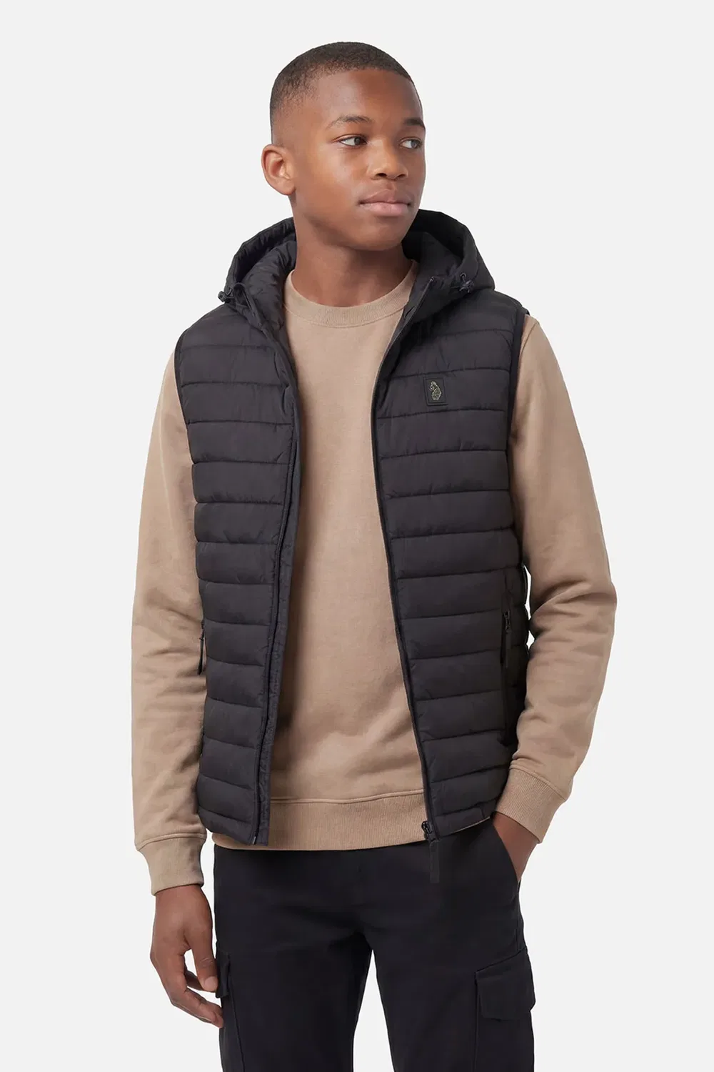 Детский жилет Bubbla hood 2000 Luke 1977, Black