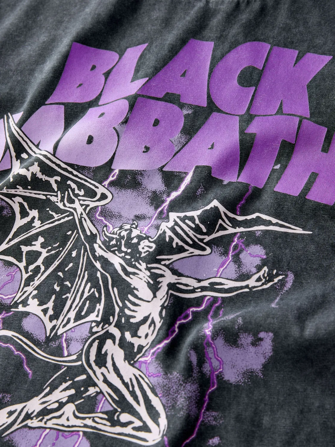 Футболка с принтом группы, Black Sabbath Next, черный — фото 4