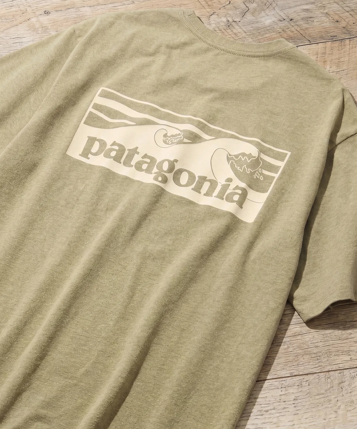 Мужская футболка с коротким рукавом и принтом M'S Boardshort Logo Pocket Responsibili Tee patagonia, Green
