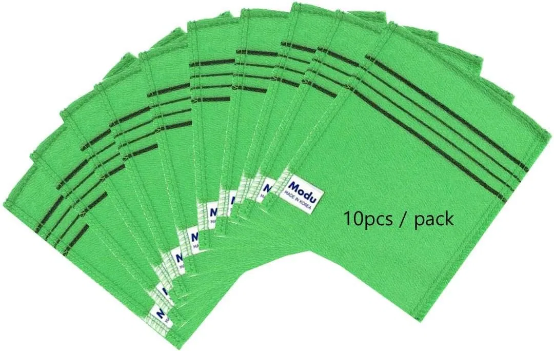 Перчатка для пилинга Modu, 10 шт, Green