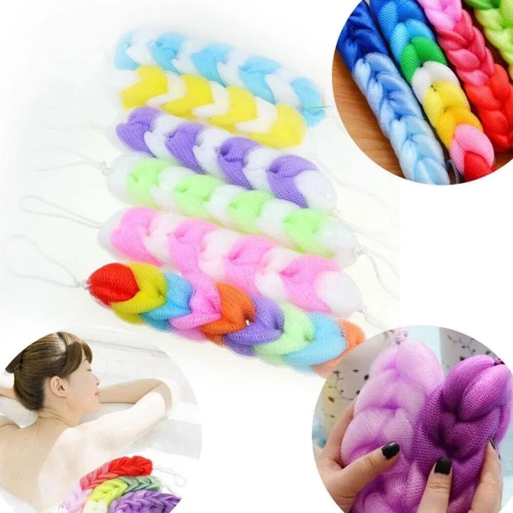 Мочалка для душа Body Brush, ansu, 27x5 см, мультиколор — фото 3