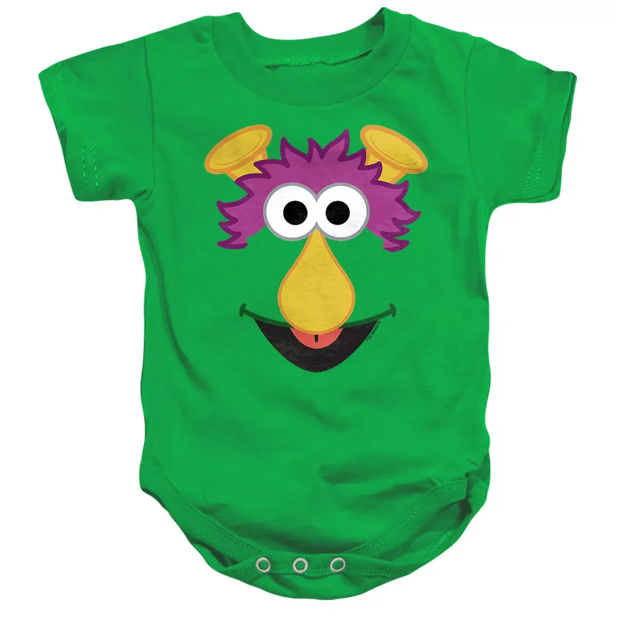 Детское боди с коротким рукавом Sesame Street, Kelly Green