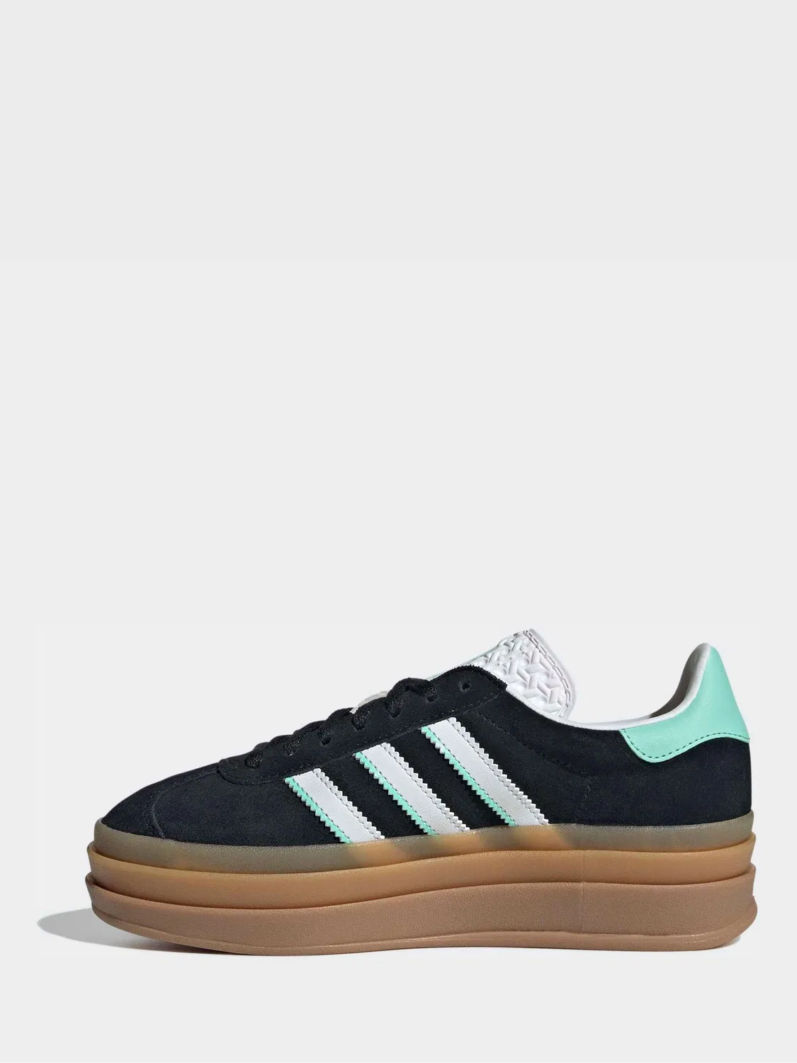 Кроссовки на платформе Gazelle Bold, adidas Originals, черный — фото 4