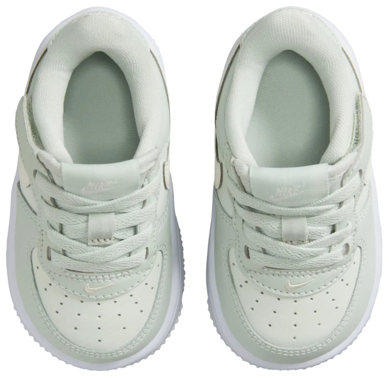 Кроссовки для мальчиков Air Force 1 Low EasyOn Nike, цвет Light Silver/Sail — фото 4
