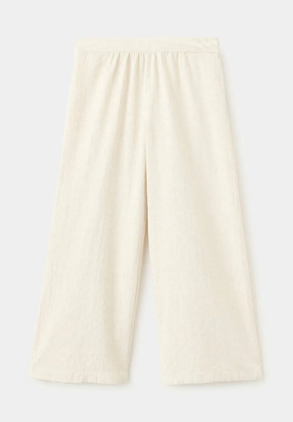 Детский - штаны Mango Kids, Off-White — фото 4