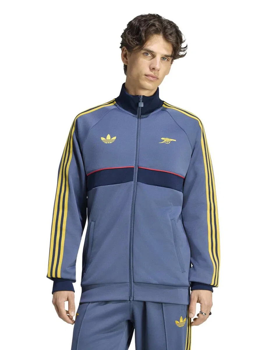 Толстовка на молнии ADIDAS PERFORMANCE Athletic 'FC Arsenal OG' в темно-синем цвете — фото 2