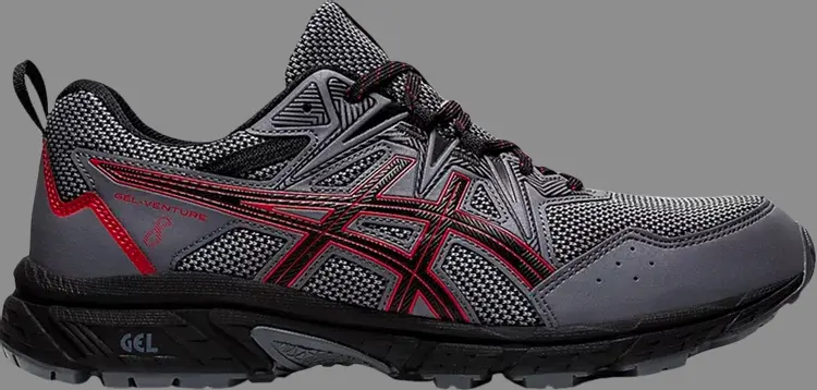 

Кроссовки gel venture 8 4e wide 'metropolis black' Asics, серый