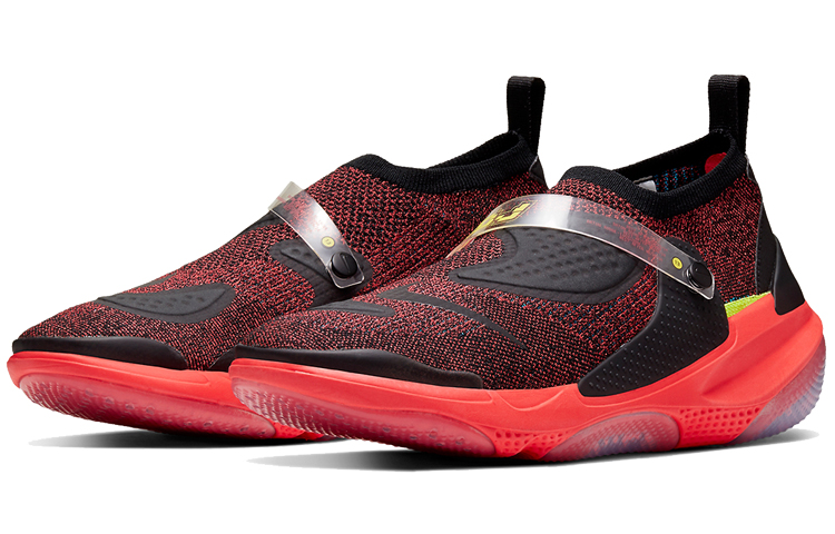 Кроссовки Nike Joyride Flyknit OBJ, черный/красный — фото 3