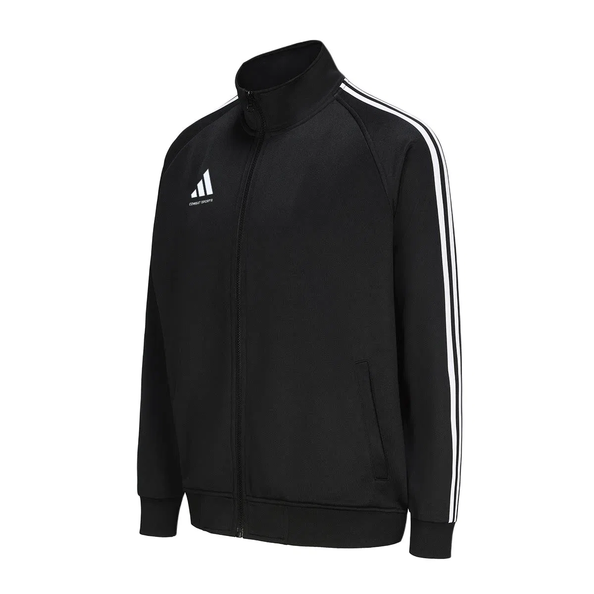 Мужская куртка с воротником-стойкой Adidas, Black/White