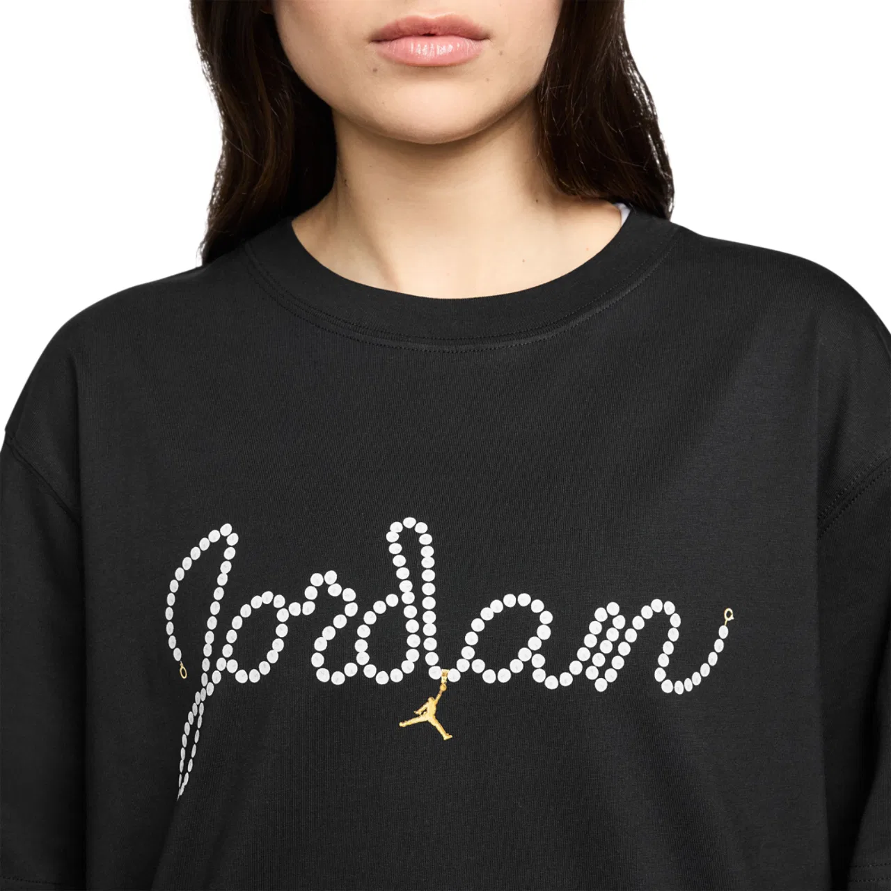Женская футболка BRK Short Sleeve GFX Jordan AJXI, черный/белый — фото 3