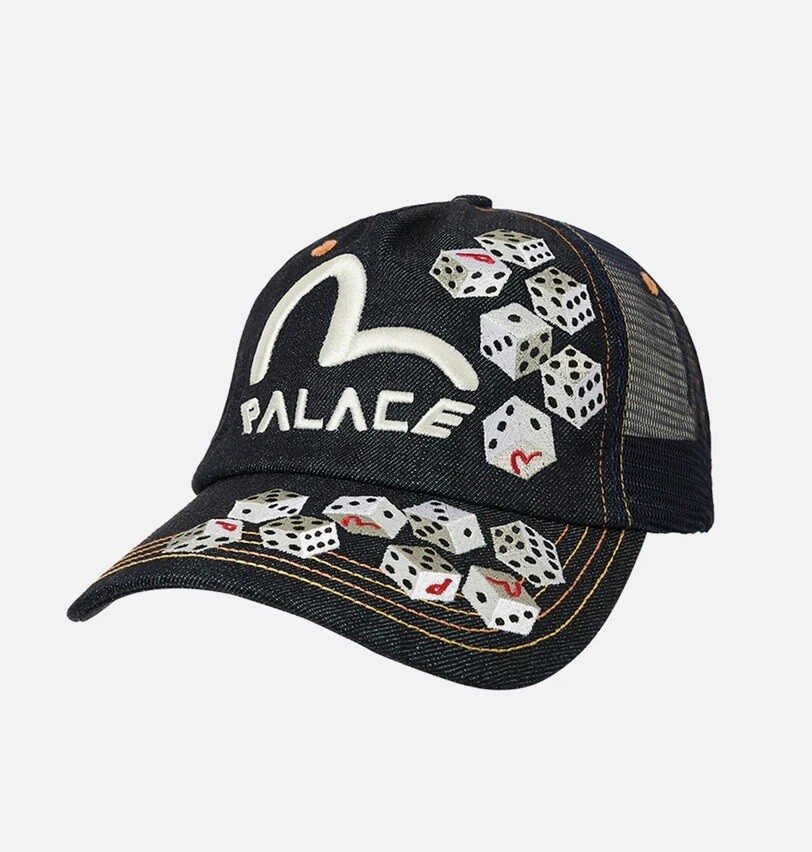 

Кепка Palace x Evisu Dice Mesh, черный