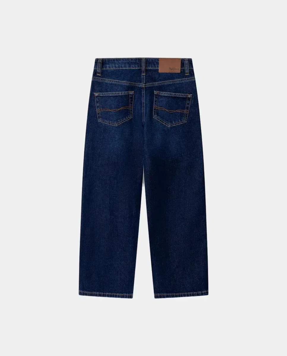 Детские джинсы для мальчиков свободного кроя Baggy Jo Pepe Jeans, Azul Índigo — фото 2