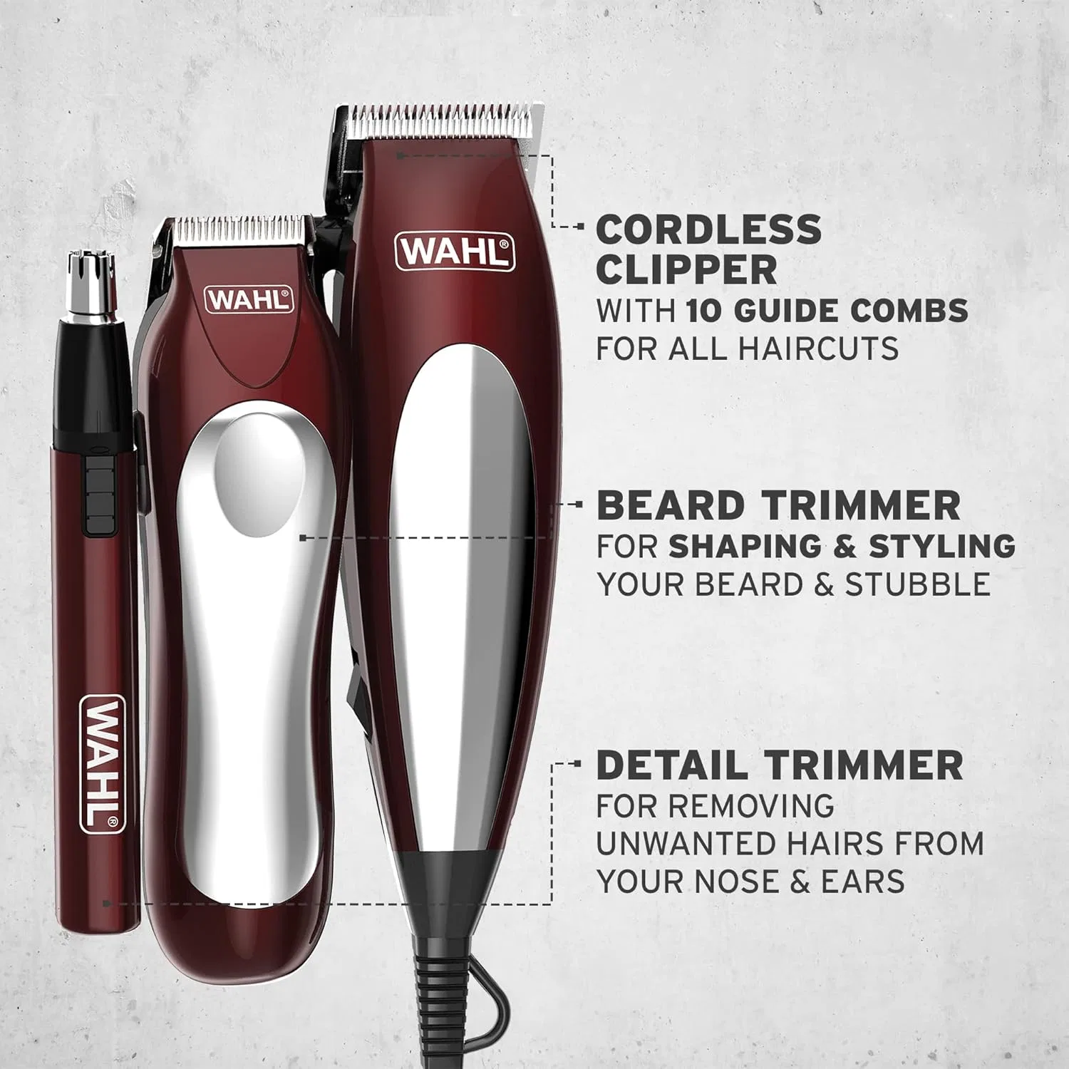 Набор для стрижки и ухода Wahl Home Pro Combo 3-в-1 Wahl — фото 3