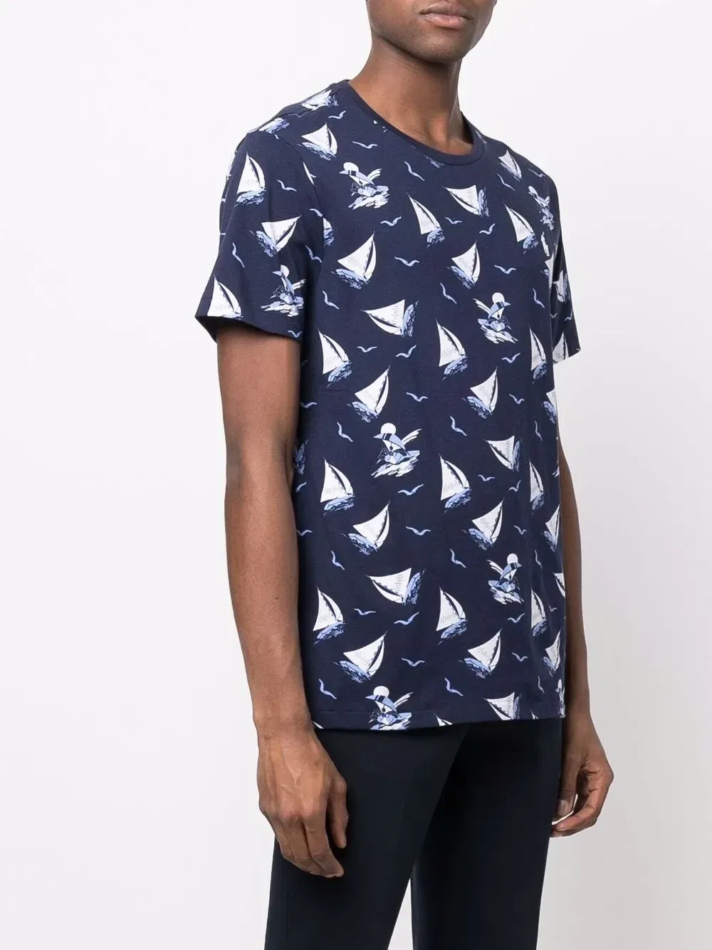 Футболка с принтом POLO RALPH LAUREN, синий — фото 3