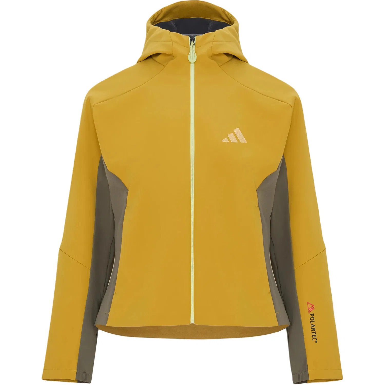 Женская ветрозащитная куртка с капюшоном Adidas Terrex, Victory Gold