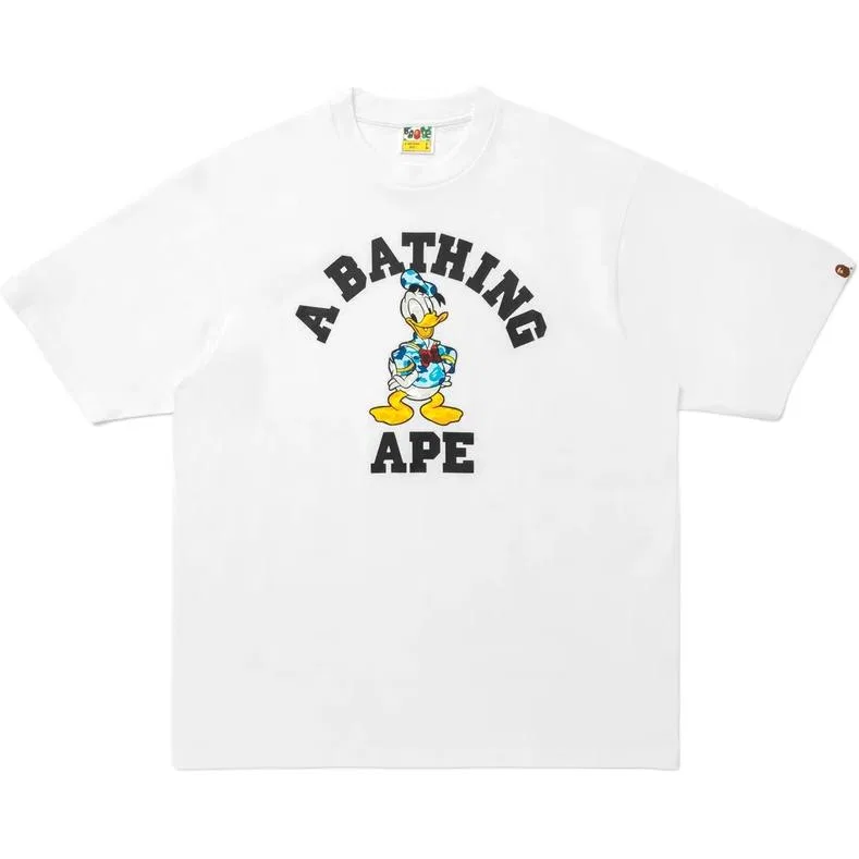 A BATHING APE Детская футболка с принтом Disney X BAPE, White