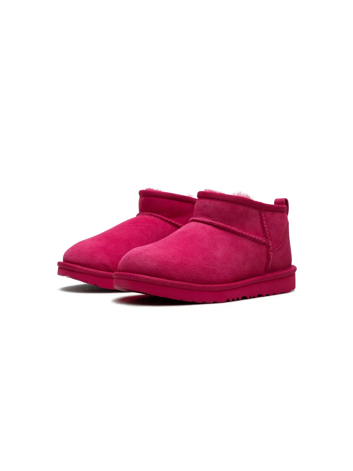 UGG Ботинки Ultra Mini Berry замшевые розовые — фото 2