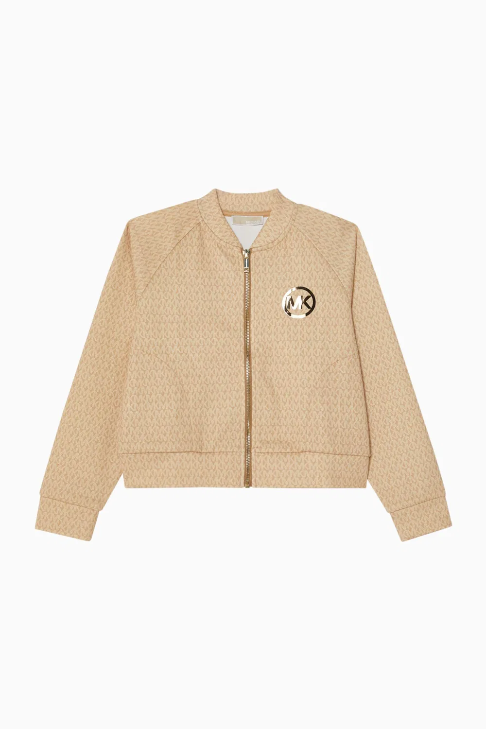 Куртка спортивная с логотипом Monogram Michael Kors Kids