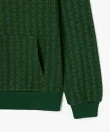 Толстовка с капюшоном и монограммой по всей поверхности LACOSTE, Green — фото 2