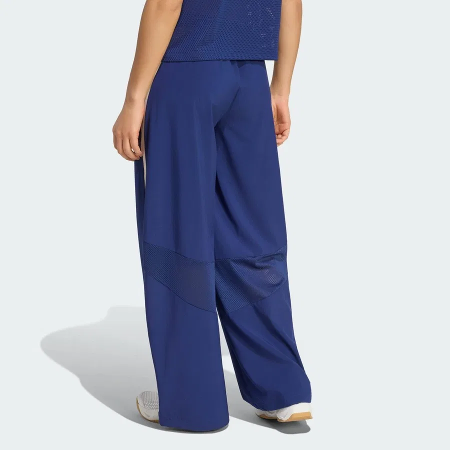 Спортивные брюки с принтом Hyperglam Color Block Wide Woven Pants adidas, Зеленый — фото 2
