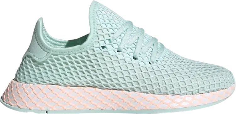 

Кроссовки Adidas Deerupt Runner J 'Ice Mint Orange', зеленый