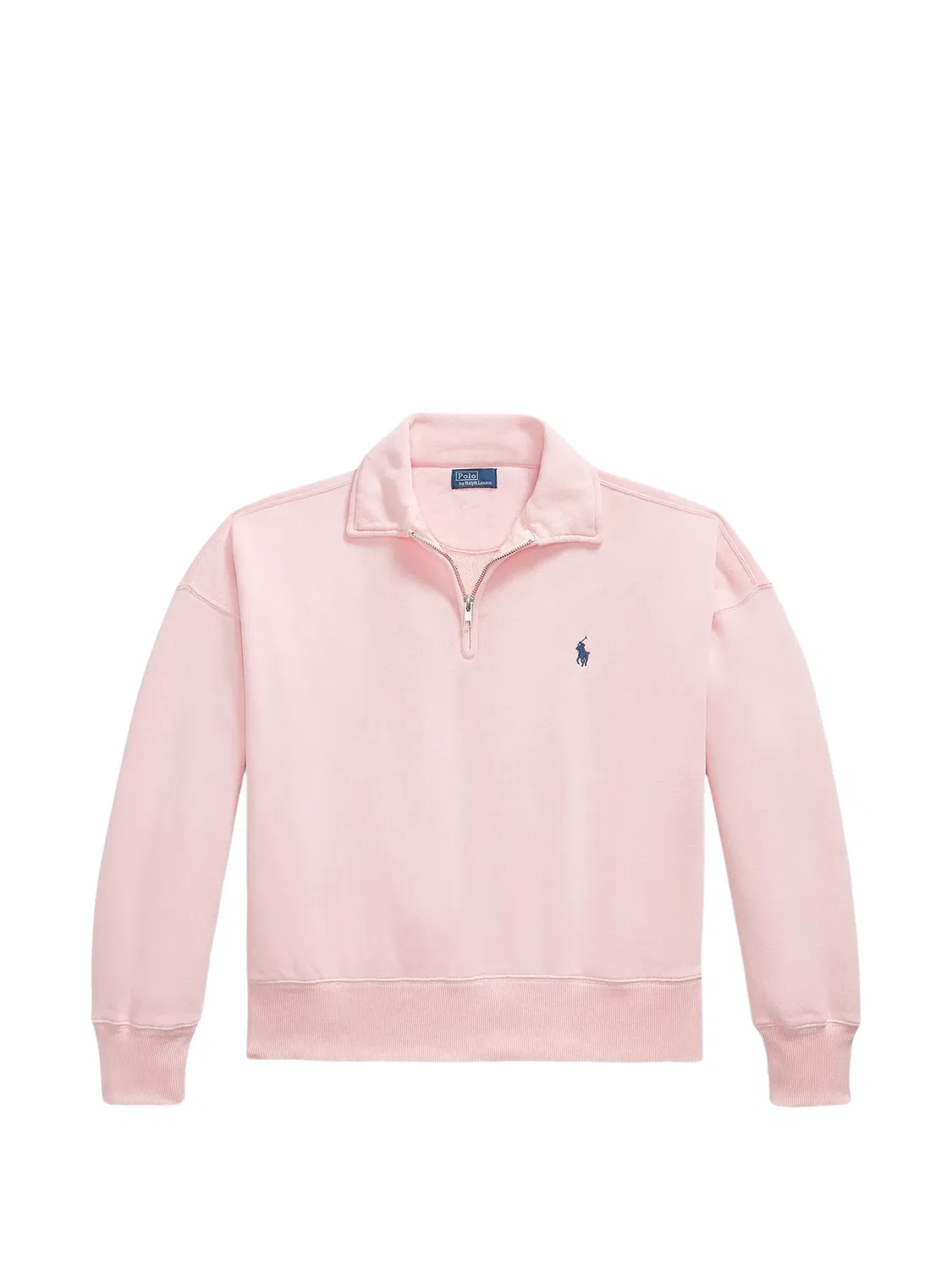 Polo Ralph Lauren Пуловер на короткой молнии розовый