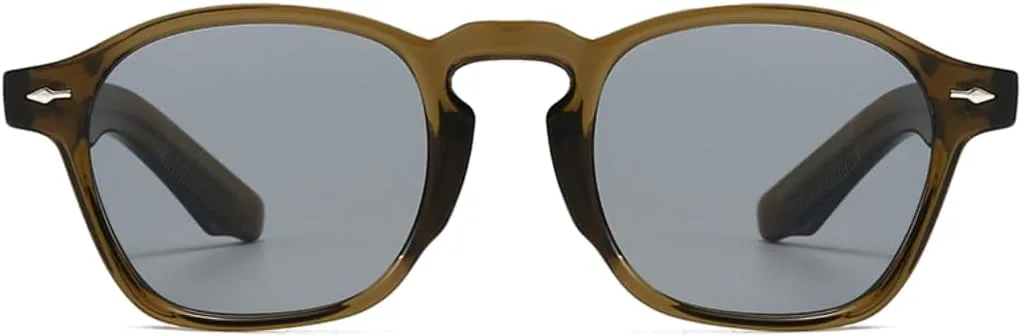 

Солнцезащитные очки с защитой UV400 | Круглая оправа, линзы конфетного цвета | Для женщин и мужчин, для занятий спортом на открытом воздухе и вождения DSVIGF, Clear