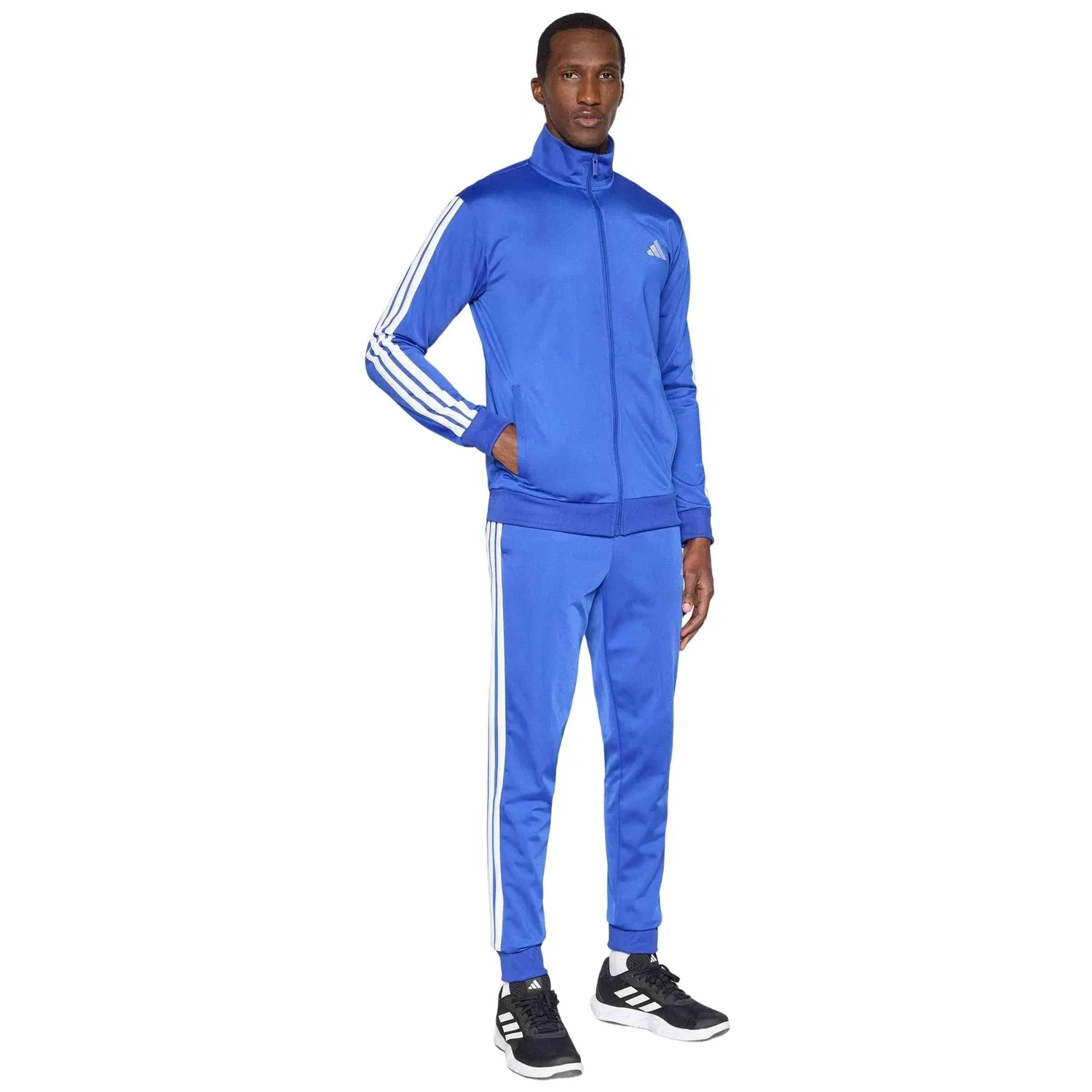 Мужской спортивный костюм 3S Tricot TT Track Suit Adidas, Konigsblau — фото 2